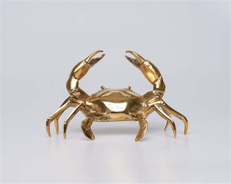 Crab In Polished Bronze Bronze Sculptures By Sooka