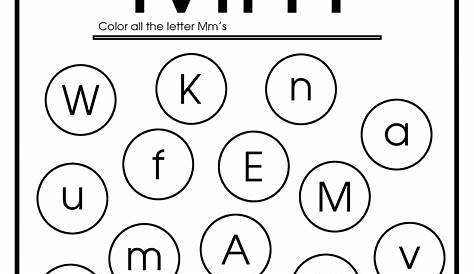 Letter M Worksheets, Flash Cards, Coloring Pages