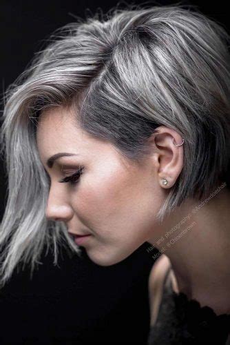 33 Short Grey Hair Cuts And Styles