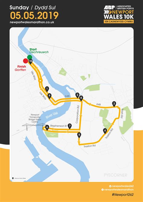 10k Route Abp Newport Wales Marathon And 10k