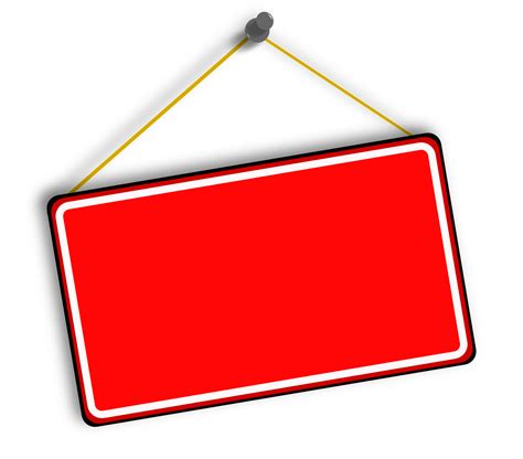 hanging sign vector png