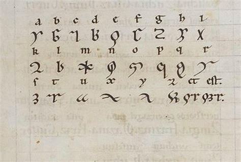 Lingua Ignota — The Earliest Known Constructed Language The Language