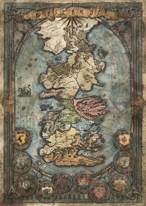 The westeros or known as the seven kingdoms because before landing on the shores to conquer this land, it was divided into seven. Imaginary Westeros