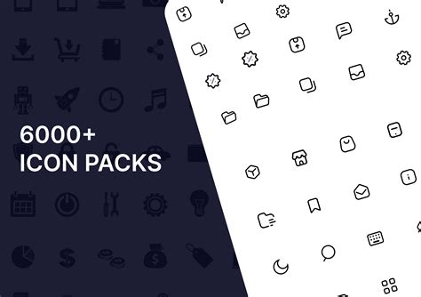 6000 Icon Packs 😎 Figma
