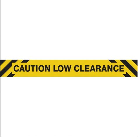 Low Clearance Discount Safety Signs New Zealand
