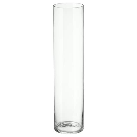 Cylinder Vase Verre Transparent 68 Cm Ikea