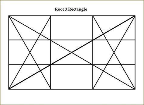 Root 3 Dynamic Symmetry Rectangle Grids Art Pinterest