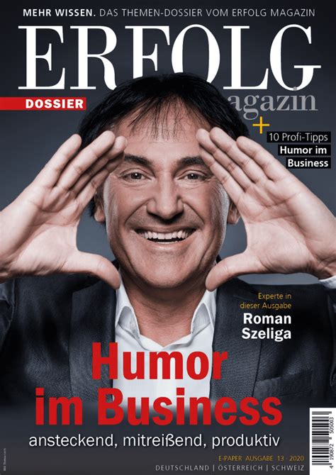 Erfolg Magazin Dossier 13 Humor Im Business Erfolg Magazin