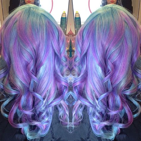 Mermaid Hair Turquoise And Lavender Vibrant Hair Dont Care Hair Inspo Hair Inspiration Sea