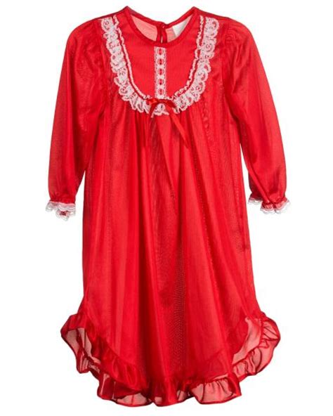 Laura Dare Girls Long Sleeve Traditional Nightgown 6 Colors Available