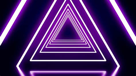 Neon Triangles Stock Motion Graphics Motion Array
