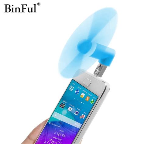 Binful 2 In 1 Mini Cool Portable Powerbank Usb Fan Micro Usb Fans