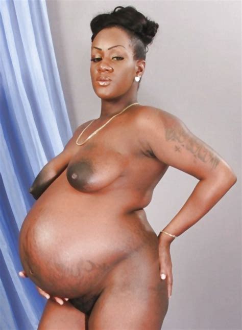 Pregnant Ebony Sluts After A Few Creampies Too Many Photo
