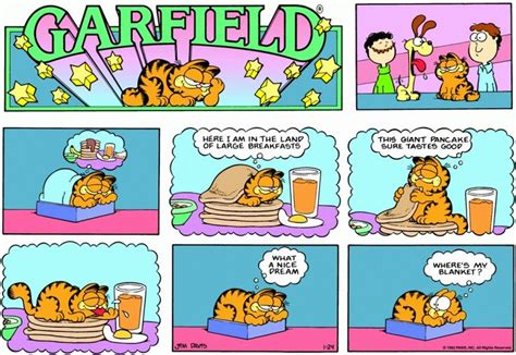 The Garfield Daily Comic Strip For January 24th 1982 Funny Comics