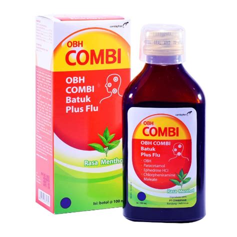Obh Combi Plus Batuk Flu Menthol 100 Ml Kegunaan Efek Samping Dosis