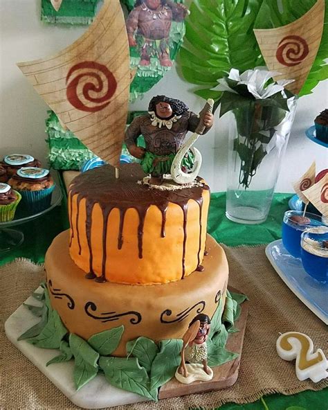 Cake I Made For Kingstons Maui Themed Birthday Party Christmas Cookie