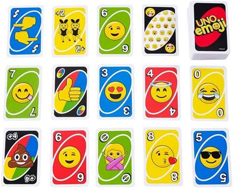 Juegos Mattel Uno Emoji De 2 A 10 Jugadores 112 Cartas Mercadolibre