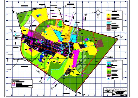 Zoning Map Of The City Of Piura Peru DWG Block For AutoCAD Designs CAD