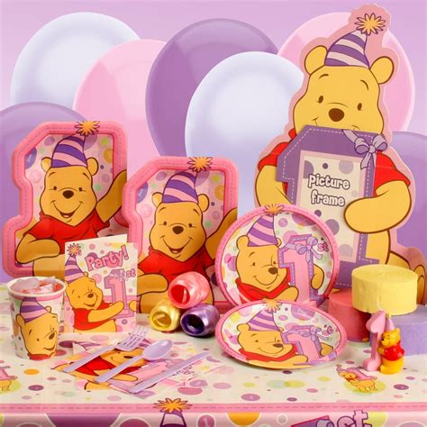 404 Page Baby Birthday Party Girl Winnie The Pooh