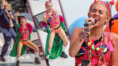 Getting Dirty Down Under Leggy Miley Cyrus Stuns Sydney With Sexy