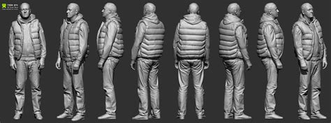 Full Body Scan Clothing Reference By Ten24 On Deviantart