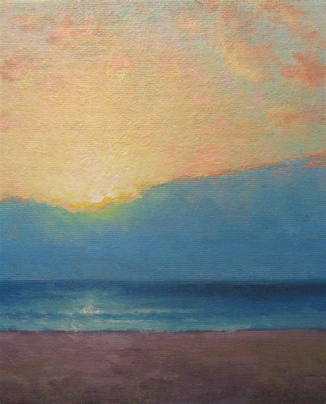 Michael Budden Beach Ocean Impressionistic Seascape Painting Michael