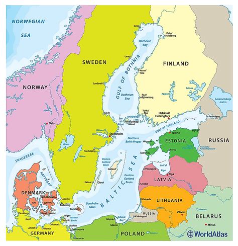 The Largest Islands In The Baltic Sea Worldatlas