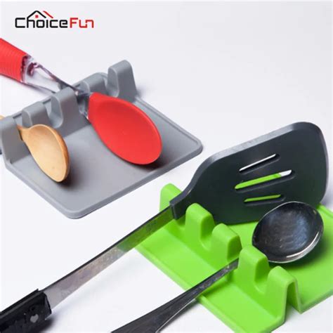 Choice Fun Kitchen Stove Top Silicone Knife Fork Spoon Holder For