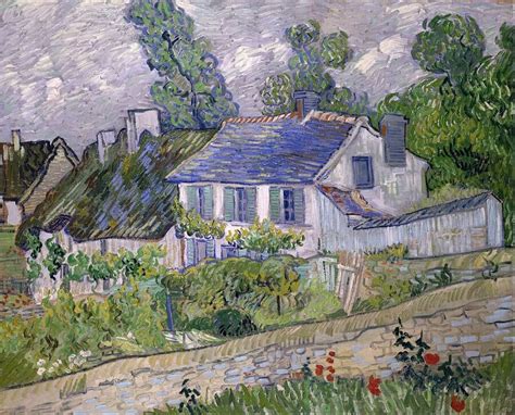 Houses At Auvers 1890 By Vincent Van Gogh