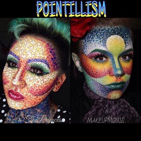 Pointillism Theatrical Makeup Pointillism