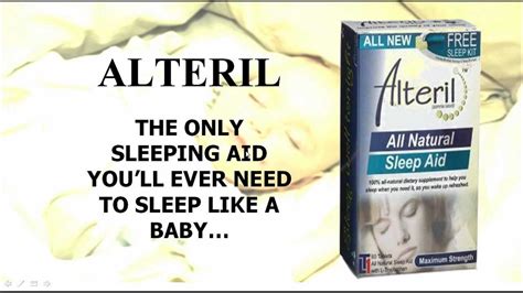 Alteril Your Natural Sleep Aids Review Youtube