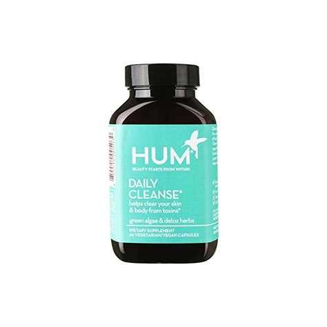 Hum Nutrition Daily Cleanse Clear Skin And Body Detox Supplement 60s