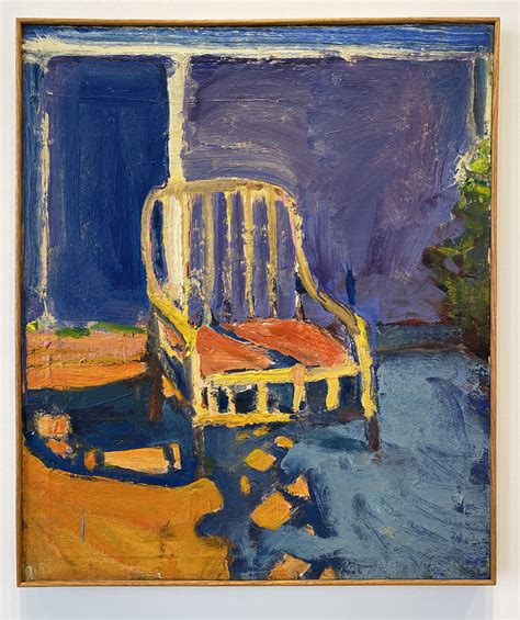 Richard Diebenkorn Chair Outside 1959 Oil On Canvas 192 Flickr
