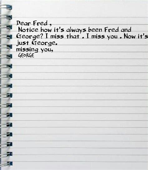 A Letter To Fred
