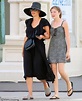Maggie Gyllenhaal dons all black for lunch with daughter Ramona in NYC ...