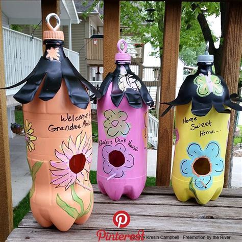 Diy Pop Bottle Birdhouses Create Fun Diy Birdhouses From 2 Liter Pop