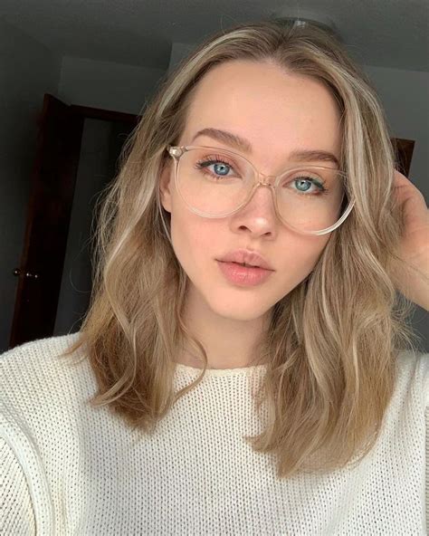 Imagine Blonde Glasses Elizabethbrovko Womens Glasses Frames Blonde With Glasses Glasses Outfit