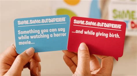 Same Same But Different The Party Game Full Of Hilarious Double Entendres Youtube