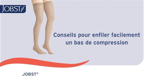 JOBST Instruction Pour Enfiler Un Bas De Compression YouTube