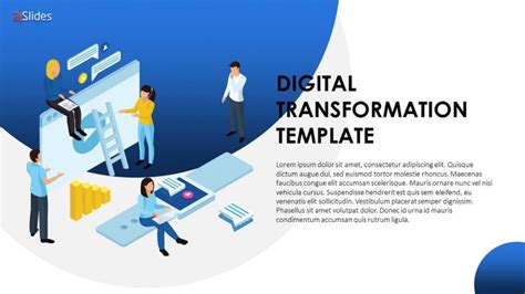 Digital Transformation Strategy Presentation Free Powerpoint Template
