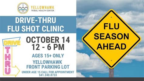 Drive Thru Flu Shot Clinic Yellowhawk Tribal Health Center