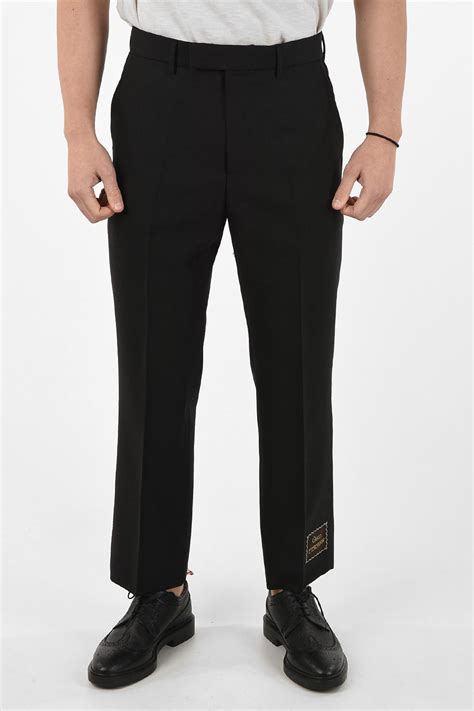 Gucci Single Pleat Trousers Men Glamood Outlet