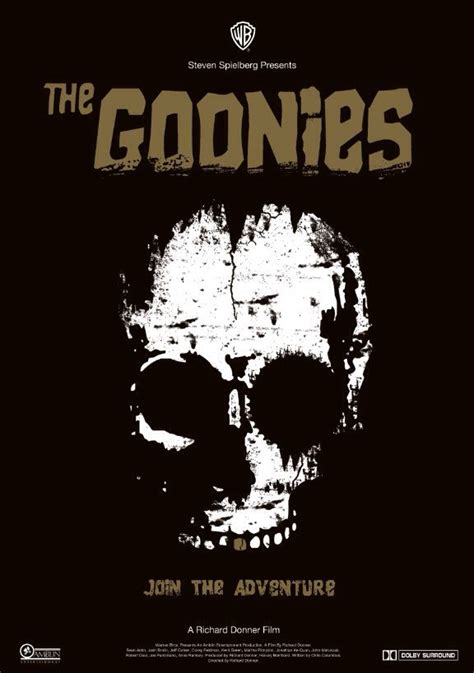 The Goonies Alternative Poster Richard Donner Goonies Steven
