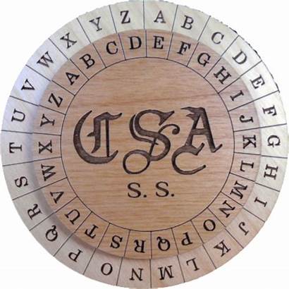 Cipher Disk Confederate Army Puzzles Wood Puzzle