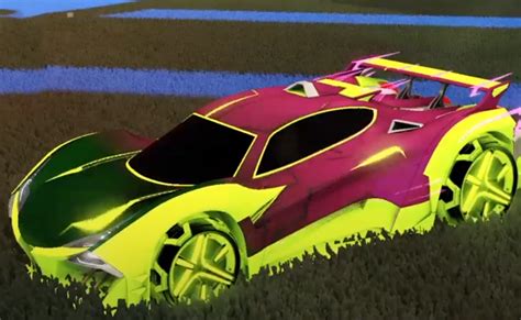 Rocket League Lime Guardian Gxt Design With Lime Mainframe And Lime Metalwork