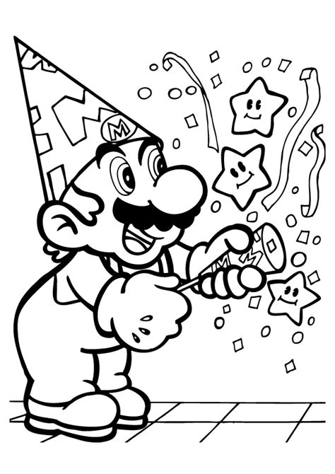 Free Printable Mario Coloring Pages For Kids