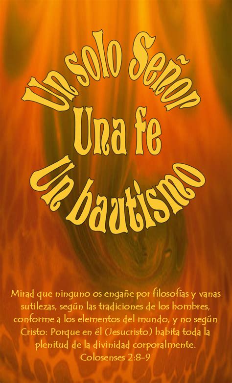 Un Solo Señor Una Fe Un Bautismo Acts Ii Ministries