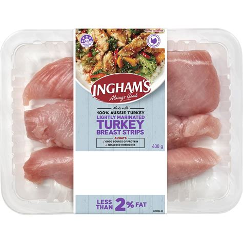 Ingham S Turkey Breast Strips G Woolworths