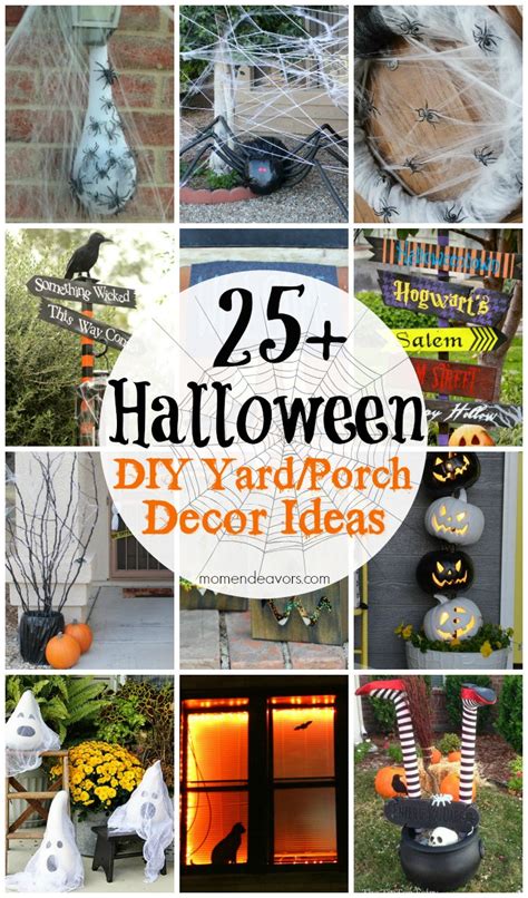 The ones you make at home. 25+ DIY Halloween Yard & Porch Decor Ideas