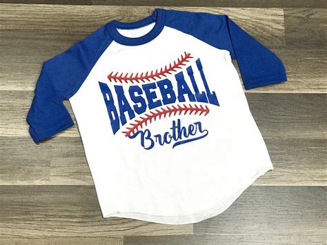Baseball Brother Raglan Shirt Toddler Baseball Shirt Baseball